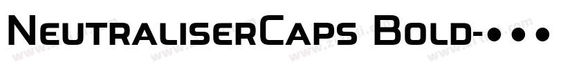 NeutraliserCaps Bold字体转换
